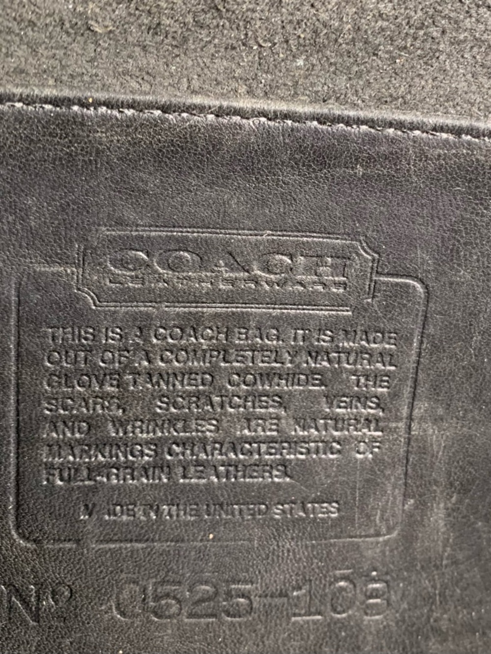 Vintage coach Black Leather Crossbody Bag with Turn-Lock Closure - Picture 12 of 16